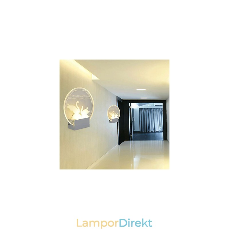 Akryl Vägglampa Pvc Lampa Ljus Modern Contemporary Metal