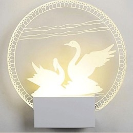 Akryl Vägglampa Pvc Lampa Ljus Modern Contemporary Metal