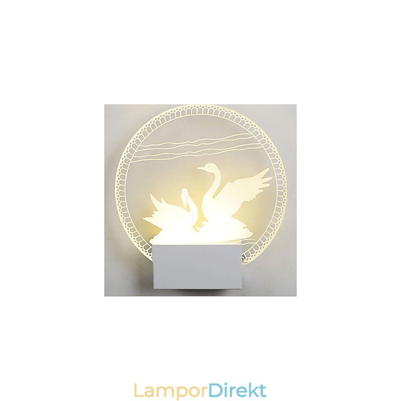 Akryl Vägglampa Pvc Lampa Ljus Modern Contemporary Metal
