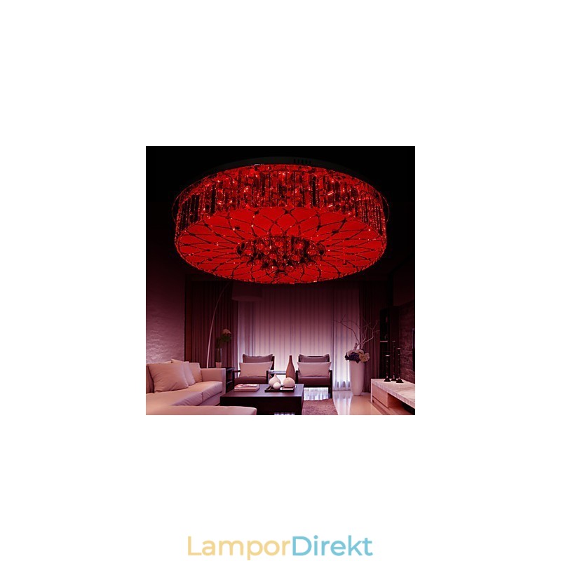Flush Mount Crystal Modern Contemporary Metal