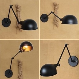 Industriell Stil Retro Dubbel Lång Arm En Enkel Personlighet Ills Bedside Dining Dekorativ Vägglampa
