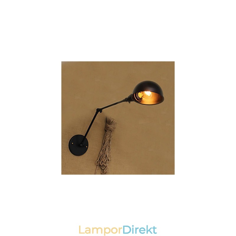 Industriell Stil Retro Dubbel Lång Arm En Enkel Personlighet Ills Bedside Dining Dekorativ Vägglampa