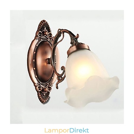 Retro Glas Enkel Europeisk Modern Elegance Smidesjärn Vägglampa Light Retro Glas Enkel Europeisk Modern Elegance Smidesjärn Vägglampa Light