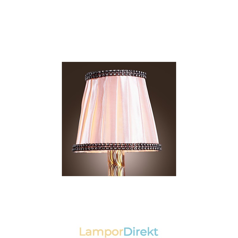 Elegant Kristallvägglampa I Rosa