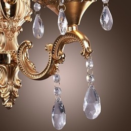 Elegant Kristallvägglampa I Rosa