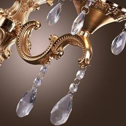 Elegant Kristallvägglampa I Rosa