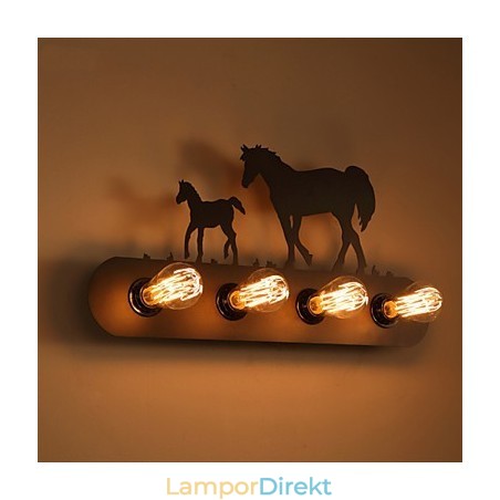 American Village Pastoral Loft Style Sovrum Gångjärn Retro Wild Horse Vägglampor Gratis Frakt American Village Pastoral Loft Style Sovrum Gångjärn Retro Wild Horse Vägglampor Gratis Frakt