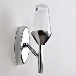 Wall Sconces Modern Contemporary Metal Vinglas Lampa