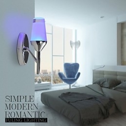 Wall Sconces Modern Contemporary Metal Vinglas Lampa