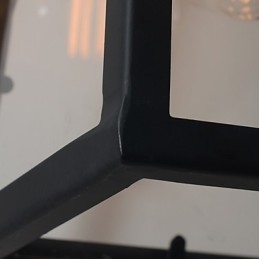 Vindindustrin Gångkvalitet Retro Vägglampa Vägg Lron Ljus Med