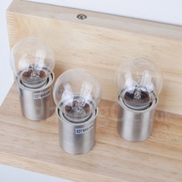 Vägglampor I Ministil Med Glasskärmar Modernt Samtida Trä Bambu Vägglampa