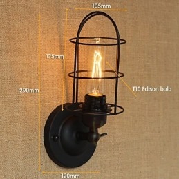 Retro Minimalistisk Dekorativ Vägglampa Gångtrappa Balkong
