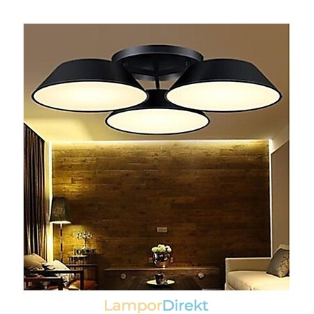 Flush Mount 3 Lampor Metall Akryl Enkel Modern Flush Mount 3 Lampor Metall Akryl Enkel Modern