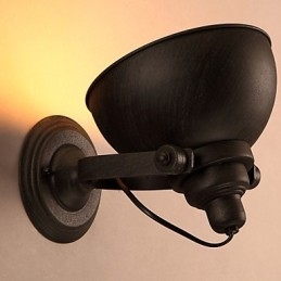 Loft Smidesjärn Pot Creative Vintage Vägglampa Lights