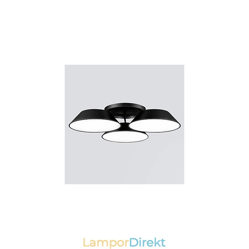 Flush Mount 3 Lampor Metall Akryl Enkel Modern