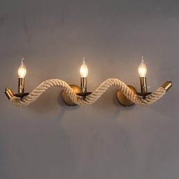Retro Klassiska Sovrumsvägglampor Europeisk Järn Hall Balkong Vägglampa Vardagsrum Vägglampa