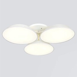 Flush Mount 3 Lampor Metall Akryl Enkel Modern