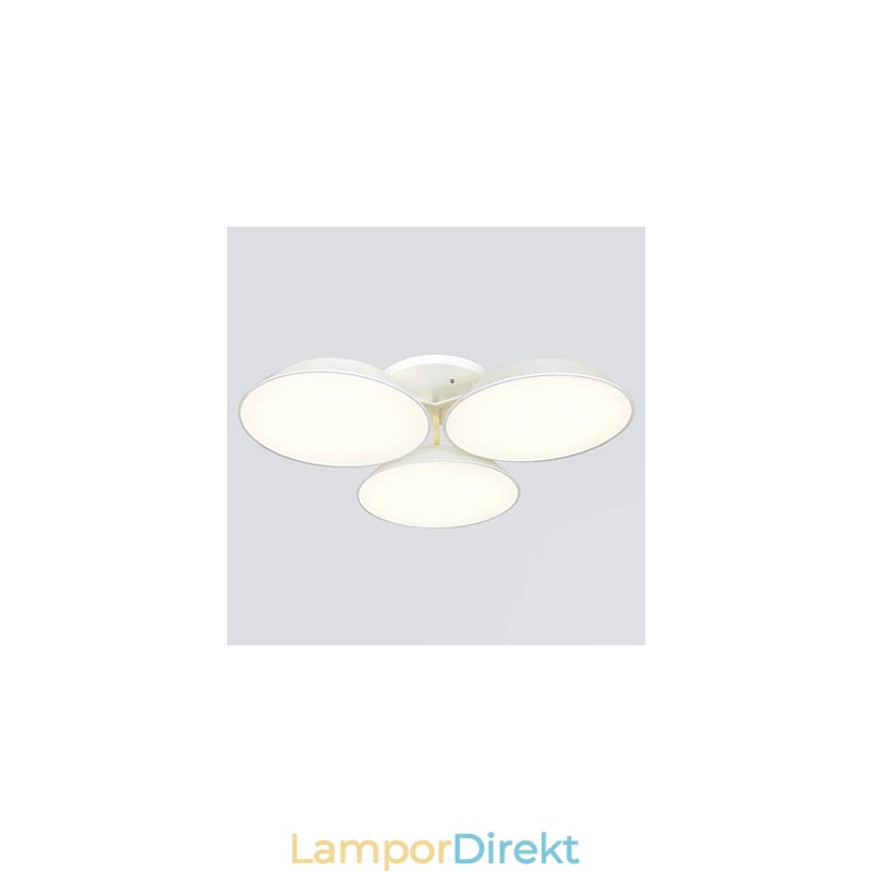 Flush Mount 3 Lampor Metall Akryl Enkel Modern