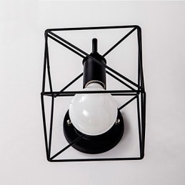 American Industry Vägglampor Nostalgisk Vintage Lron Loftgång Vägglampa För Balkong