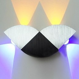 Mini Style Flush Mount Vägglampor Modern Contemporary Metal