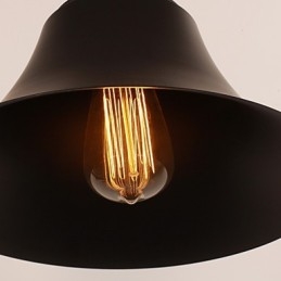 Konstnärlig Vägglampa Med Retro Metallskärm Och Fäste