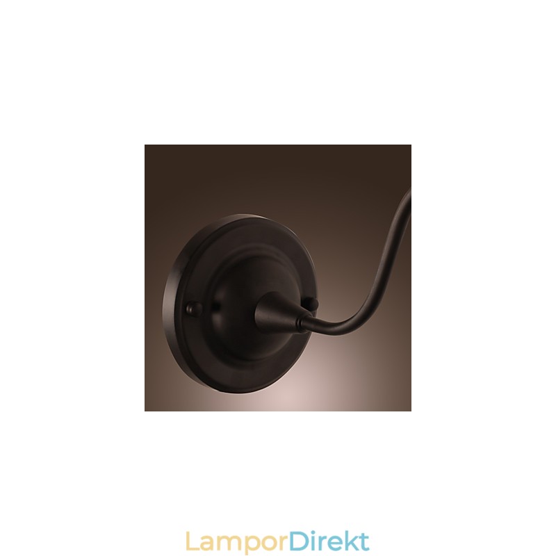 Konstnärlig Vägglampa Med Retro Metallskärm Och Fäste