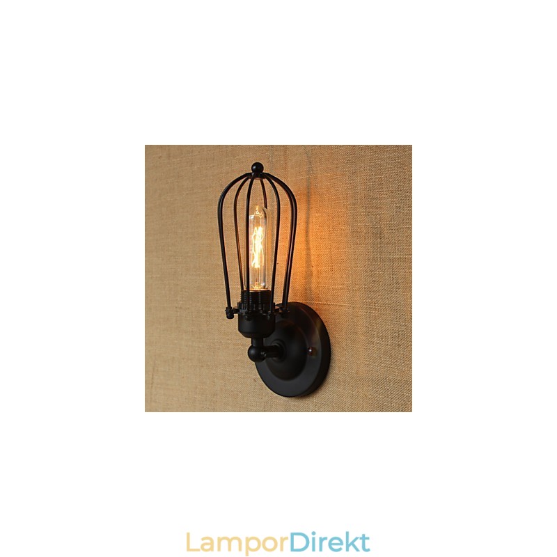 Retro Minimalistisk Industridesigner Balkong Gangtrappa Lampa Dekorativ Vägglampa