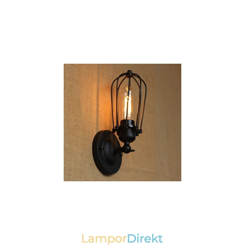 Retro Minimalistisk Industridesigner Balkong Gangtrappa Lampa Dekorativ Vägglampa