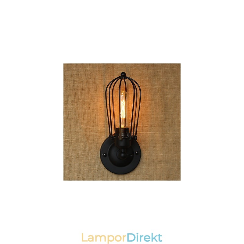 Retro Minimalistisk Industridesigner Balkong Gangtrappa Lampa Dekorativ Vägglampa