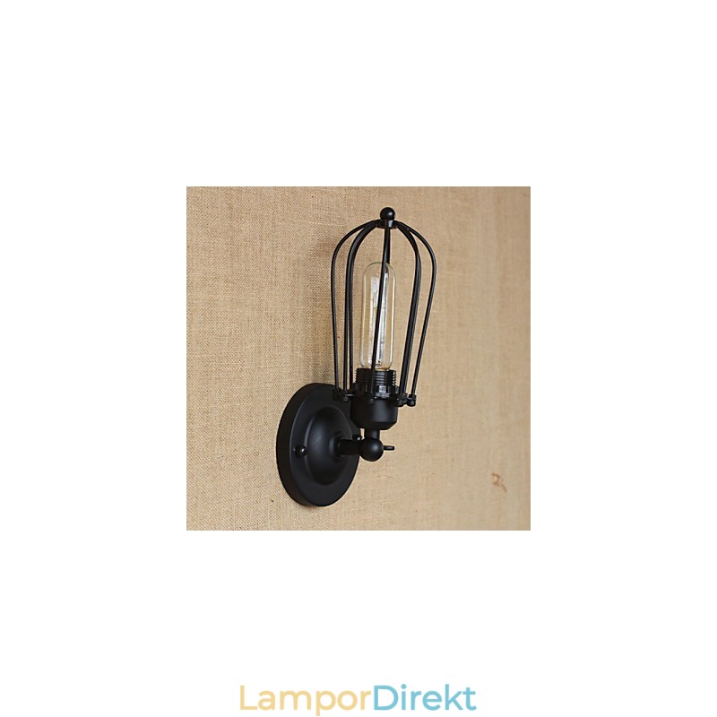 Retro Minimalistisk Industridesigner Balkong Gangtrappa Lampa Dekorativ Vägglampa