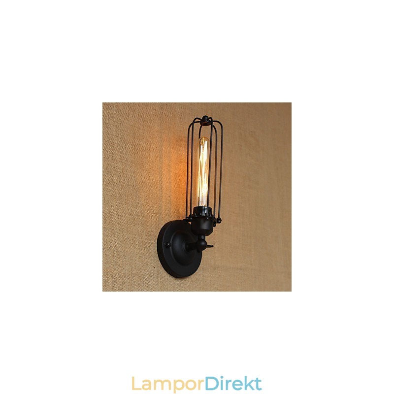 Retro Minimalistisk Industriell Sänggång Trappor Balkong Dekorativ Vägglampa