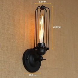 Retro Minimalistisk Industriell Sänggång Trappor Balkong Dekorativ Vägglampa