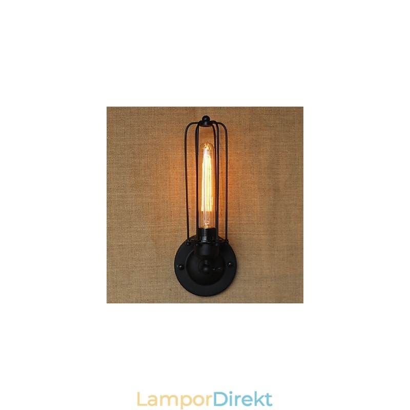 Retro Minimalistisk Industriell Sänggång Trappor Balkong Dekorativ Vägglampa