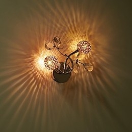 Vägglampetter Crystal Mini Style Modern Contemporary Metal