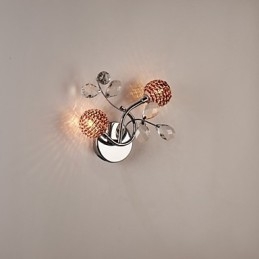 Vägglampetter Crystal Mini Style Modern Contemporary Metal