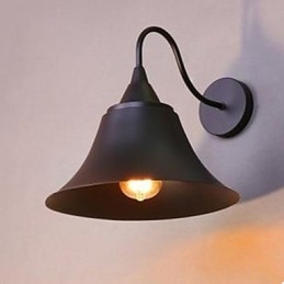 American Country Iron Cap Vägglampa Smidesjärn Vägglampa Archaize Srestoring Ancient Ways