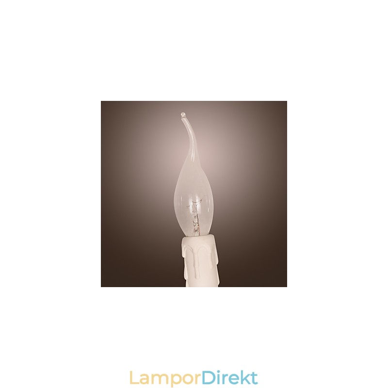 Kristallvägglampa Med 2 Lampor I Ljusglödlampa