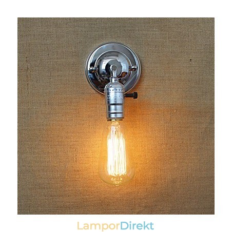 Vridströmbrytare American Rural Countryside Retro Modern Edison Light Bulb Aisle Mini Vardagsrum Vägglampa Vridströmbrytare American Rural Countryside Retro Modern Edison Light Bulb Aisle Mini Vardagsrum Vägglampa