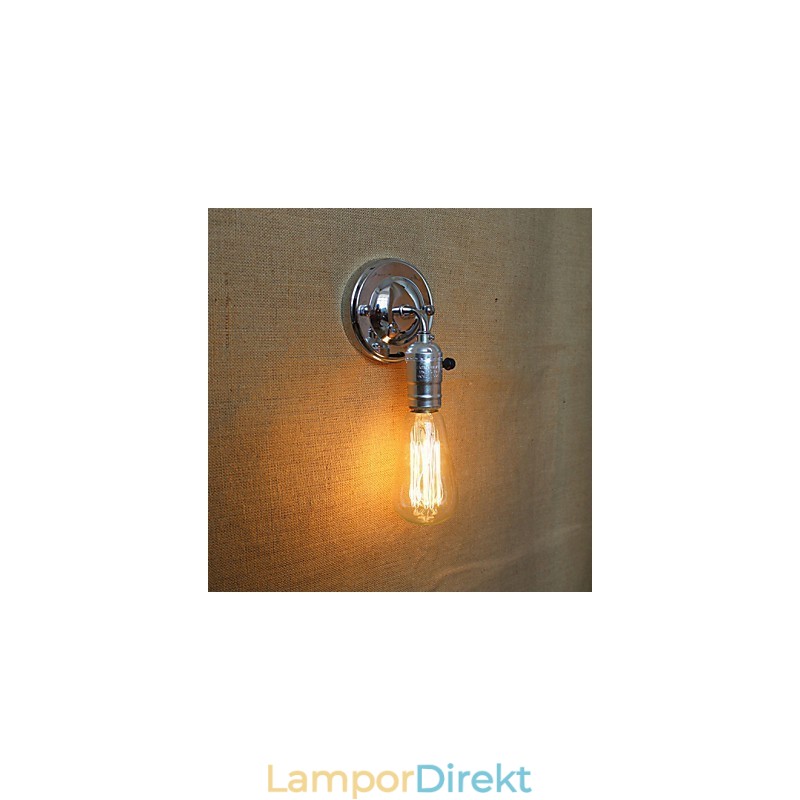 Vridströmbrytare American Rural Countryside Retro Modern Edison Light Bulb Aisle Mini Vardagsrum Vägglampa