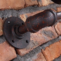 Vägglampetter Mini Style Rustik Lodge Metal