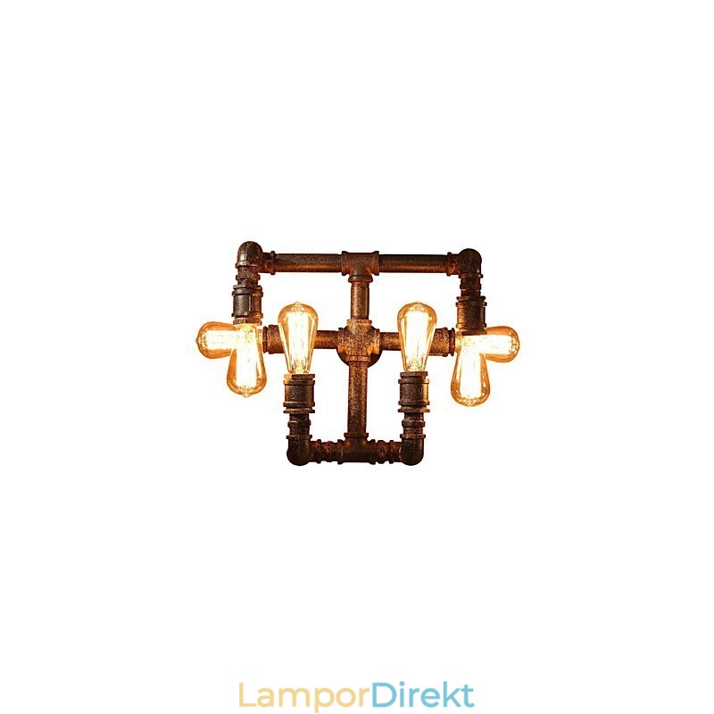 Retro Bar Iron Wall Sconces Mini Style Rustik Lodge Metal