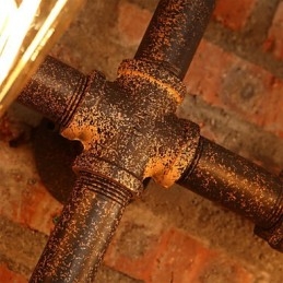 Retro Bar Iron Wall Sconces Mini Style Rustik Lodge Metal