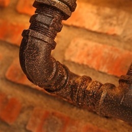 Retro Bar Iron Wall Sconces Mini Style Rustik Lodge Metal