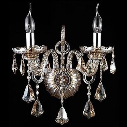 Crystal Wall Sconces Ljus Vägglampor Läsvägglampor Modern Contemporary Metal