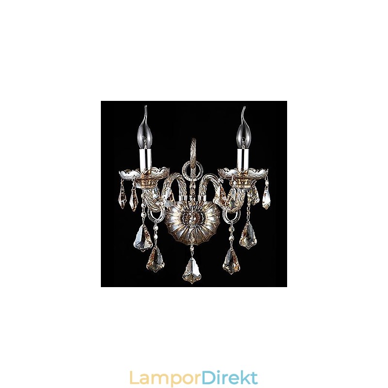 Crystal Wall Sconces Ljus Vägglampor Läsvägglampor Modern Contemporary Metal
