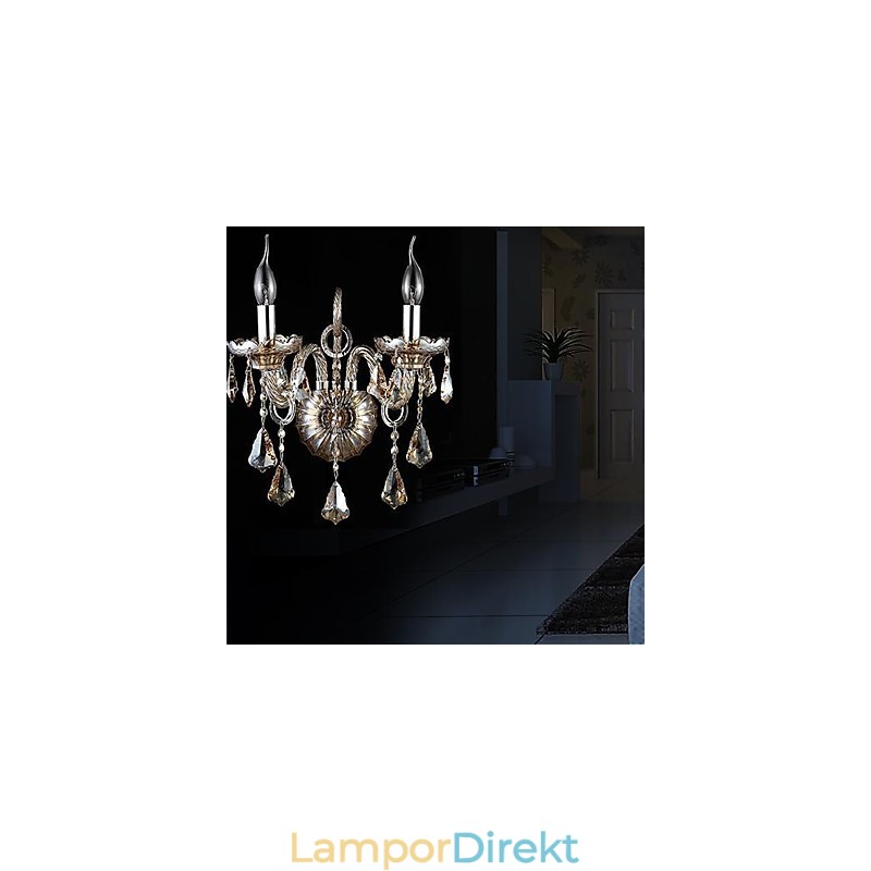 Crystal Wall Sconces Ljus Vägglampor Läsvägglampor Modern Contemporary Metal