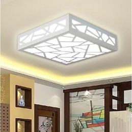 Modernt Samtida Traditionellt Klassiskt Trä Bambu Flush Mount