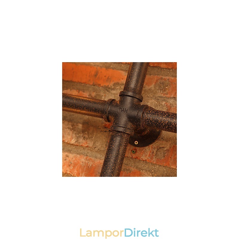 Retro Bar Iron Wall Sconces Mini Style Rustik Lodge Metal