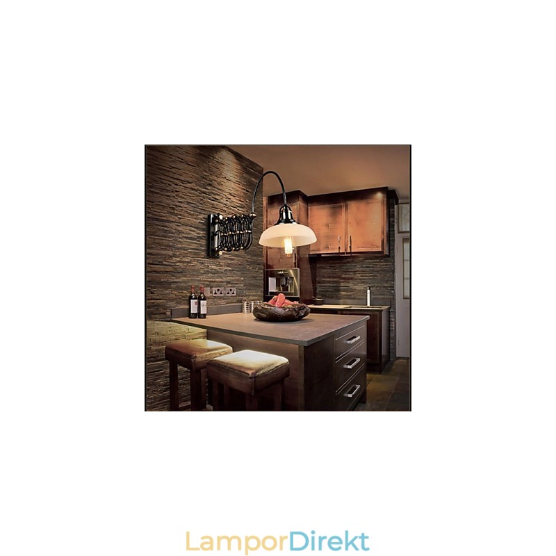 Vintage Industriell Amerikansk Country Restaurant Sovrum Studera Kreativ Trappa Gang Lampa Teleskopiska Järn Vägglampor