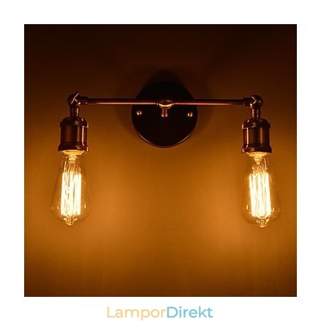 Vägglampor För Hem Vägglampa Minimalistisk Interiör Hall Smidesjärnslampa Sovrum Sänglampor För Vardagsrum